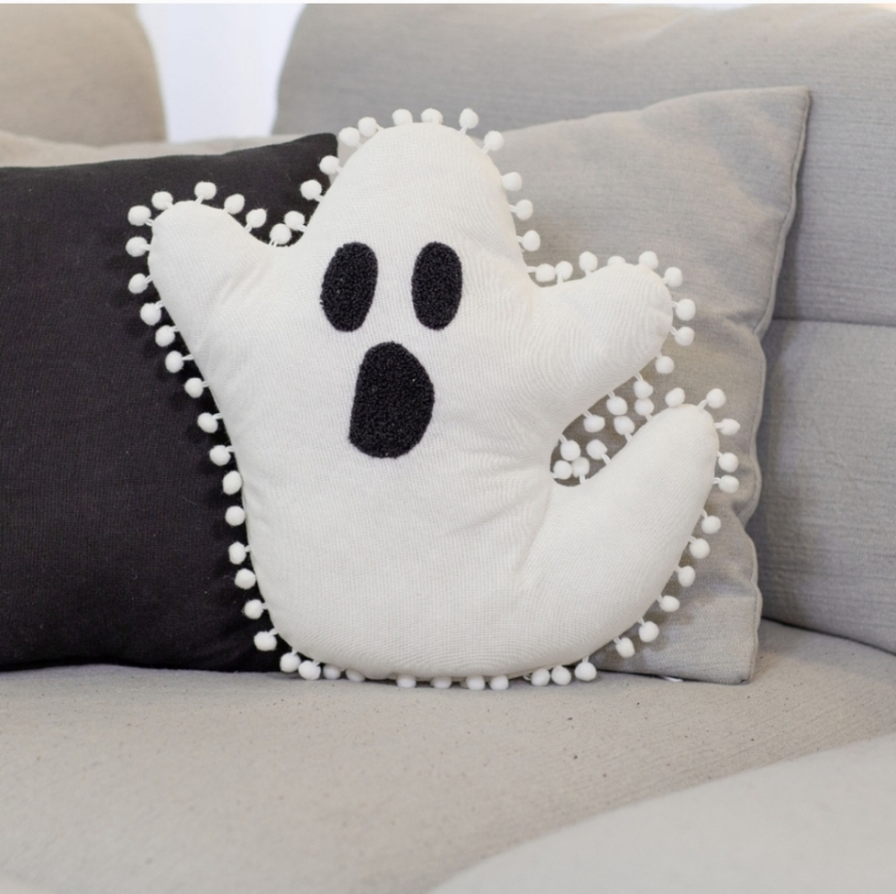 Famous ghost shaped pillow